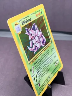 Pokemon TCG Nidoking Base Set Unlimited Holo Rare 11/102 WOTC VTG 1999 NM - Image 2
