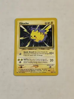 VTG Pokemon TCG Pikachu 70/111 Neo Genesis Non Holo Unlimited 2000 LP - Image 3