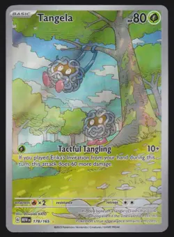 2023 Scarlet & Violet Series - Scarlet & Violet - 151 Tangela Illustration Rare - Image 1