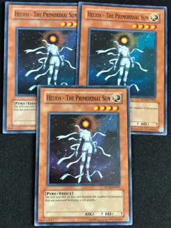 YUGIOH HELIOS THE PRIMORDIAL SUN WC6-EN002 SUPER X3 LP - Image 1