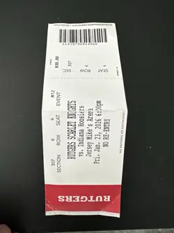 Rutgers Scarlet Knights One Piece Monkey D Luffy Card Sealed - Image 4