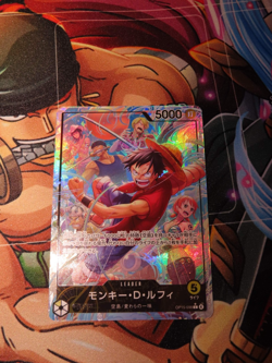 ONE PIECE CCG-Monkey D. Luffy(ALT ART) OP15-098-NM-ADVENTURE ON KAMI'S ISLAND-JP - Image 2