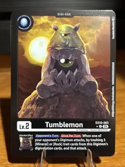 Digimon Card Game Tumblemon (Limited Foil) EX10-003 Common NM - Image 1