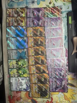 Pokemon 25 Card Ex Full Art Lot Bulk Transect Ex Bouffalant Ex Glimmora Ex #2 - Image 1