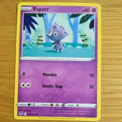 ESPURR 081/195 POKEMON CARD (SILVER TEMPEST SET) KNITTED CROCHET ASAKO - Image 2