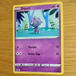 ESPURR 081/195 POKEMON CARD (SILVER TEMPEST SET) KNITTED CROCHET ASAKO - Image 4