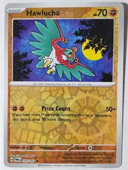 REVERSE HOLO Hawklucha 107/167 NM / M - Twilight Masquerade Pokemon Card - Image 1