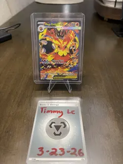 Pokemon TCG Card * Mega Emboar ex 273/217 SIR ( Ascended Hero’s English ) - Image 1