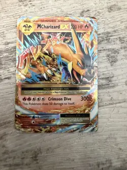 Mega Charizard x EX RR 013/080 Holo Pokemon Card Inferno READ - Image 1
