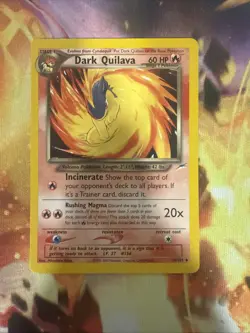 Dark Quilava 39/105 Neo Destiny Edition Base Set Pokemon Card - Image 1