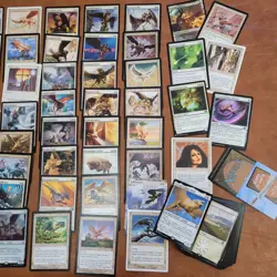 White **GRIFFINS** Custom Beginner Tribal Commander Magic Deck of 100 MTG Cards - Image 2