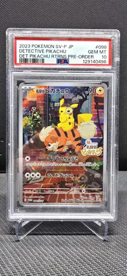 Detective Pikachu 098/Sv-p Japanese Promo Card PSA 10 - Image 1