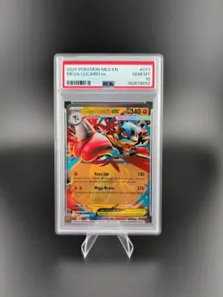 Pokemon Mega Lucario ex Evolution #077 Graded Card PSA 10 - Image 1
