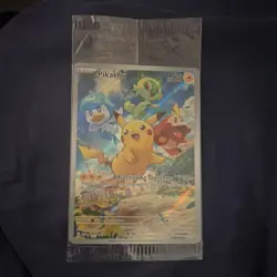 Pokemon Pikachu Promo Full Art Holo SVP 027 Scarlet & Violet Card English - Image 1