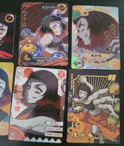 Demon Slayer Lot - Susamaru & Yahaba Cards (9 Cards) Ccg - Image 2