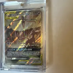 Espeon & Deoxys GX SM240 SM TAG TEAM Promo Holo 260HP Psychic Club Pokemon Card - Image 3