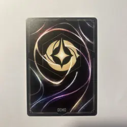 Disney Lorcana Demo Maleficent Sinister Visitor Card - Rare - Image 2