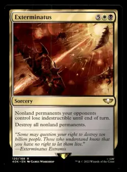 Exterminatus LP Light Play Warhammer MTG [11649] - Image 1