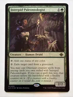 MTG The Lost Caverns of Ixalan Intrepid Paleontologist Foil 0193 NM Rare - Image 1