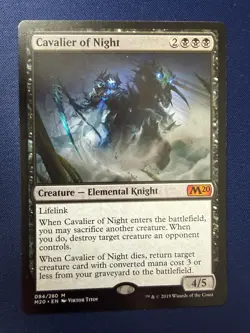 Cavalier of Night M20 094, Near Mint, MTG - Image 1