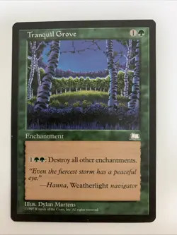 MTG NM Tranquil Grove Weatherlight Free Shipping In The US With Tracking - Image 1