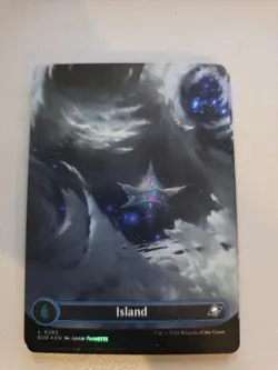 Borderless FOIL Island - MtG Edge of Eternities - NM - Image 1