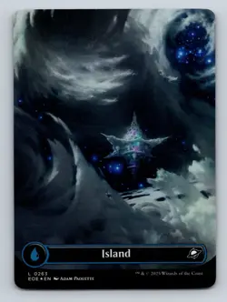 MTG Island (0263) (Borderless) Edge of Eternities Foil NM - Image 1