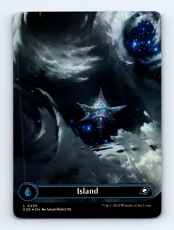 #263 2025 Edge of Eternities EOE ^ Island Land FOIL - Image 1