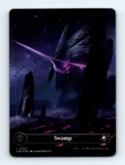 #264 2025 Edge of Eternities EOE ~ Swamp Land FOIL - Image 1