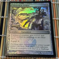 Silverskin Armor | LP Foil | Mirrodin Besieged (MBS) MtG Free Shipping - Image 1