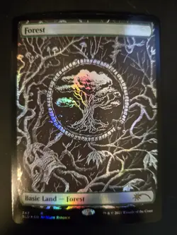 Forest NM FOIL Secret Lair - Crushing Brutality MTG FREE SHIPPING - Image 1