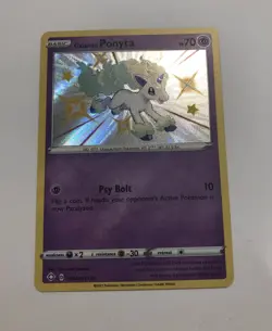 Galarian Ponyta - SV047/SV122 - Shiny Holo Rare Pokemon Shining Fates Mint - Image 1