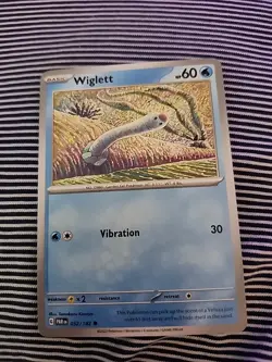 Wiglett 052/182 Paradox Rift Pokemon TCG Regular - Image 1