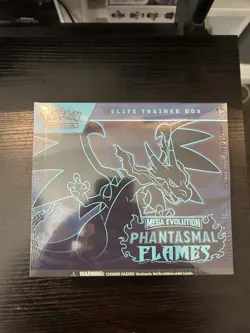 Pokemon TCG Mega Evolution — Phantasmal Flames Elite Trainer Box ETB - Image 1