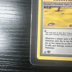 Rocket’s Minefield Gym 119/132 1st Edition Gym Challenge WOTC Vintage Pokemon - Image 2