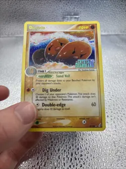 Dugtrio 5/100 Crystal Guardians Reverse Holo Stamped English Pokemon MINT!! - Image 3