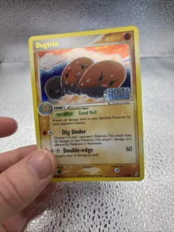 Dugtrio 5/100 Crystal Guardians Reverse Holo Stamped English Pokemon MINT!! - Image 4