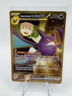 Pokemon TCG Team Rocket’s Crobat Ex Destined Rivals 242/182 NM - Image 1