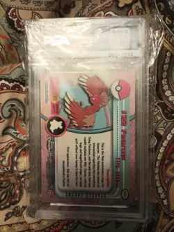 2000 TOPPS CHROME POKEMON T.V. SPARKLE #22 FEAROW PSA 9 - Image 2