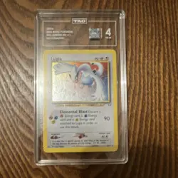 Pokemon Lugia 9/111 Neo Genesis Holo Rare Unlimited TAG Graded 2000 English - Image 1