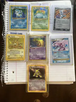 Pokemon TCG 7 Card Lot Blastoise Venusaur Mewtwo ex Raichu Ninetales Palkia - Image 1