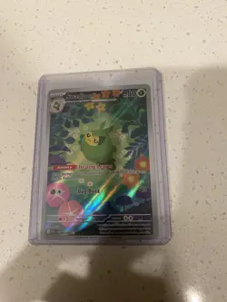 Pokemon Swadloon 088/086 Illustration Rare Card W/ Sleeve and Top Loader - Image 1