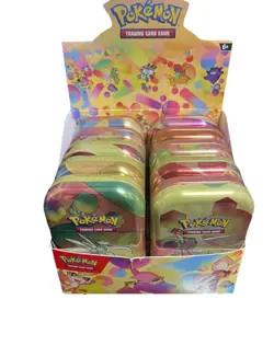 POKEMON TCG SCARLET & VIOLET 151 MINI TIN DISPLAY BOX 10 NEW SEALED TINS 20 PACK - Image 1