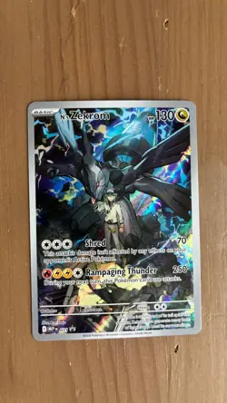 Pokemon TCG N’s Zekrom #031 Black Star Promo Full Art Ascended Heroes Promo NM - Image 1