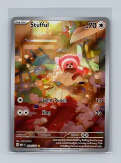 Stufful 154/132 Illustration Rare Mega Evolution Pokemon Near Mint - Image 1