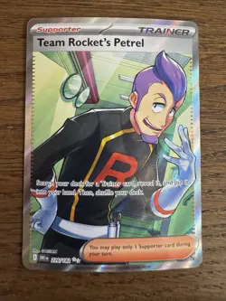 Pokemon TCG: Destined Rivals Team Rockets Petrel 226/182 Near Mint - Pack Fresh - Image 1