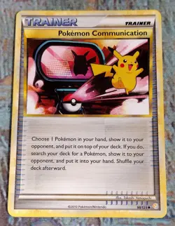 Pokemon Communication 98/123 UNCOMMON HeartGold & SoulSilver 2010 - Image 1