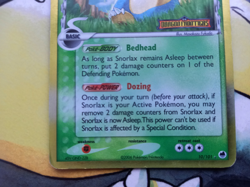Snorlax 10/101 Stamped Reverse Holo Rare EX Dragon Frontiers Pokemon Card - Image 4