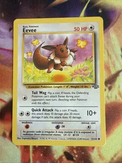 Pokemon TCG Eevee Jungle 51/64 Regular Unlimited Common - Image 1
