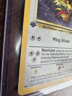 Pidgeot 8/64 Rare Jungle Holo 1st Edition Pokemon Holographoc - Image 5
